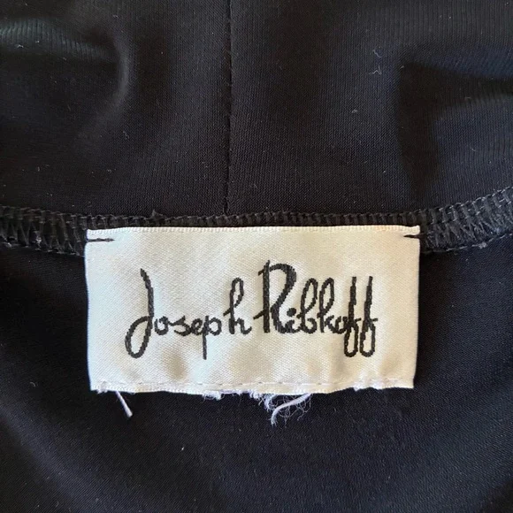 Joseph Ribkoff Black Mesh Cover Up - Picture 8 of 15